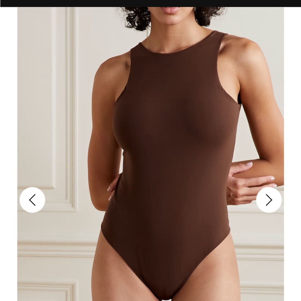 SKIMS fits everybody high neck bodysuit